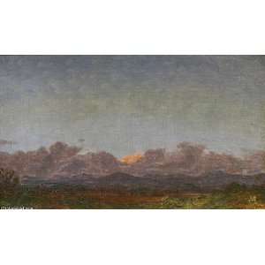 Hand Made Oil Reproduction   Jervis McEntee   32 x 18 inches   View of 