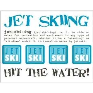   It with Stickers Mini Jet Skiing Scrapbooking Arts, Crafts & Sewing