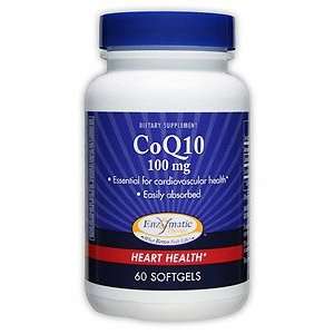  Enzymatic Therapy   CoQ10 100 mg 60 gels Health 