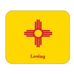  US State Flag   Loving, New Mexico (NM) Mouse Pad 