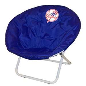  New York Yankees Sphere Lounge Chair (NAVY BLUE) Sports 