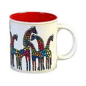  Laurel Burch Giraffe Family Coffee Mug