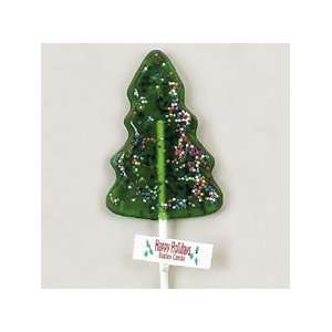 Christmas Tree Shaped Lollipop: 24 Count: Grocery & Gourmet Food