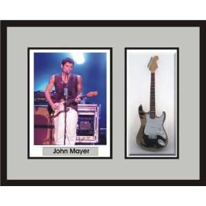 JOHN MAYER Guitar Shadowbox Frame Monster Relic