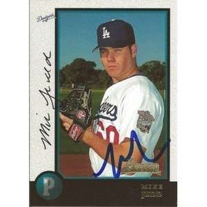   Judd Signed Los Angeles Dodgers 1998 Bowman Card