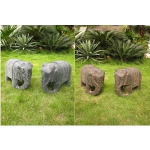  Elephant Statue (Set of Two)