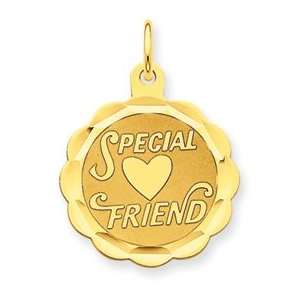  14K Special Friend Charm Jewelry