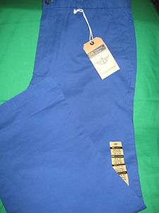 Mens Dockers D3 Royal Blue Golf Soft Khaki Pants NWT $55 Flat Front 