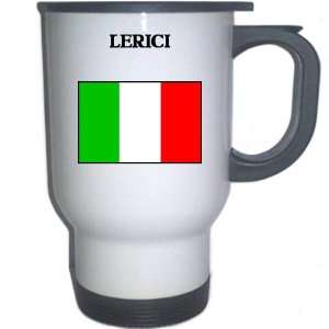  Italy (Italia)   LERICI White Stainless Steel Mug 