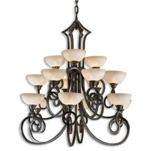  Uttermost 47.5 Inch Legato 15 Lt Chandelier Unique Design 