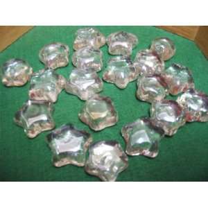  Large Clear Star Game Pieces: Toys & Games