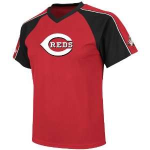 MLB Youth Cincinnati Reds Jet Stream Tee:  Sports 