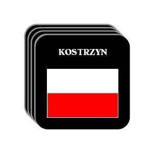  Poland   KOSTRZYN Set of 4 Mini Mousepad Coasters 