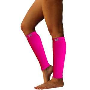  Zensah Compression Leg Sleeves in Neon Pink: Health 