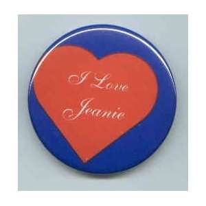  I Love Jeanie Pin/ Button/ Pinback/ Badge 