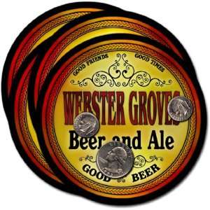 Webster Groves, MO Beer & Ale Coasters   4pk