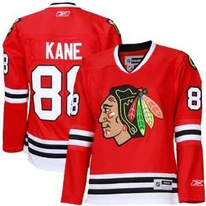   Kane Chicago Blackhawks Womans Premier Jersey Red: Sports & Outdoors
