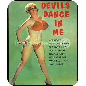  Devils Dance In Me Retro Pulp Cover Art Vintage MOUSE PAD 