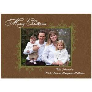  Holly Berry Christmas Photo Cards   Set of 25: Health 