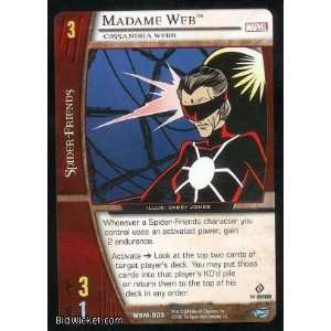 Madame Web, Cassandra Webb (Vs System   Web of Spider Man   Madame Web 