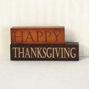   Wood Cube Set (Happy Thanksgiving) Only $4.50 Each