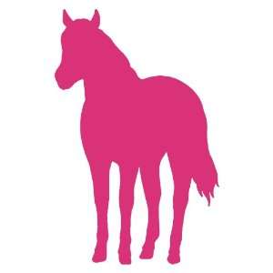  Horse PINK Vinyl window decal sticker: Office Products