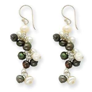   /Green Freshwater Cultured Pearl Earrings: Vishal Jewelry: Jewelry