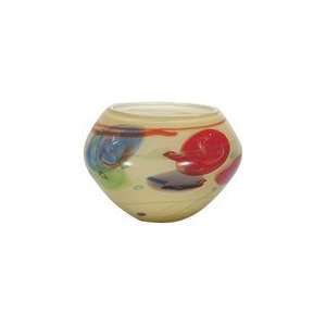  Dale Tiffany Glass Celebration Jar Decorative Bowl: Home 