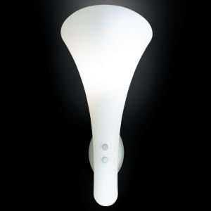   by Murano Due : R280321 Lamping Incandescent Finish Chrome Shade White