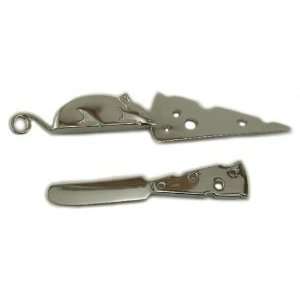  CHEESE KNIFE/MOUSE SERVER   NICKEL PLATED CHEESE KNIFE 