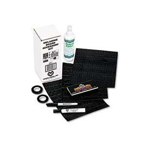 Melamine Board Accessory Kit, Self Adhesive, Black