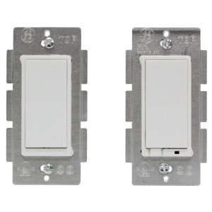   GE 2 Pack 15 Amp White 3 Way Decorator Switch 6883: Home Improvement