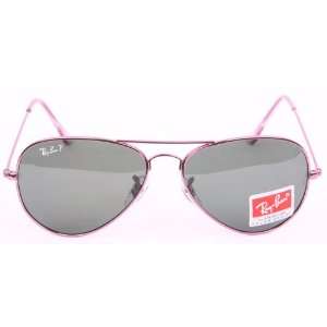  New Ray Ban RB Sunglasses 3025 Pink Metal Polarized 