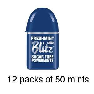  Blitz Freshmint Sugar Free Powermints (12 pack) Health 