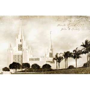  San Diego Temple Plaque