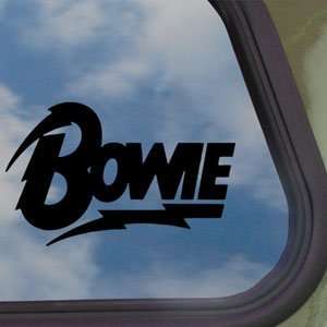   Bowie Black Decal British Rock Truck Window Sticker