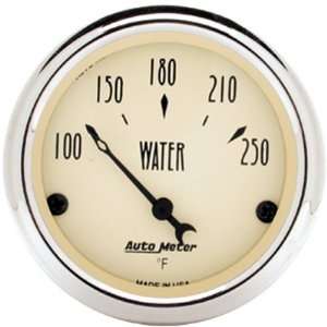    Autometer 1837 Antique Beige Series Water Temp Gauges: Automotive