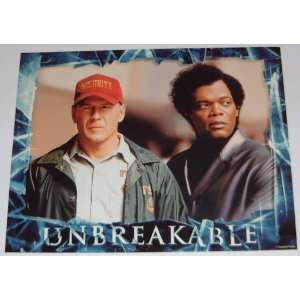com UNBREAKABLE   Movie Poster Print   11 x 14 inches   Bruce Willis 