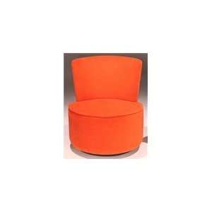  Orange Swivel Accent Chair