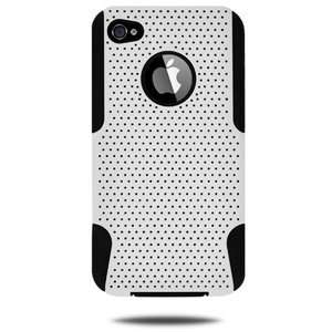   Hybrid Case Black White For Iphone 4 Cdma Iphone 4 Electronics