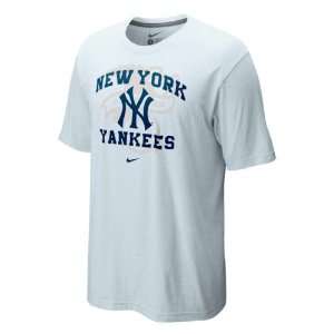 New York Yankees Birch Nike Team Arch Tee:  Sports 