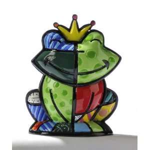  Romero Britto Mini Prince Charming Frog Figurine: Patio 