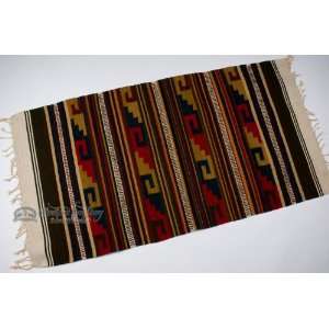  Mexican Indian Zapotec Rug 30x60 (127): Home & Kitchen