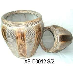 Handmade Decorative Wood Bucket/Barrels 
