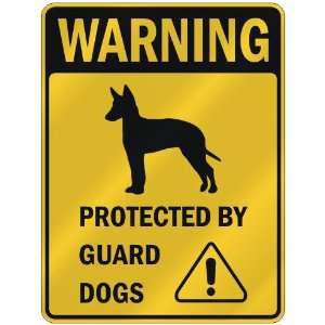WARNING  MANCHESTER TERRIER PROTECTED BY GUARD DOGS  PARKING SIGN 