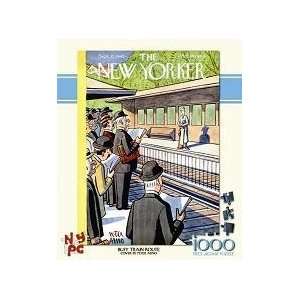  The New Yorker Busy Train Route 1000 Piece Jigsaw Puzzle 