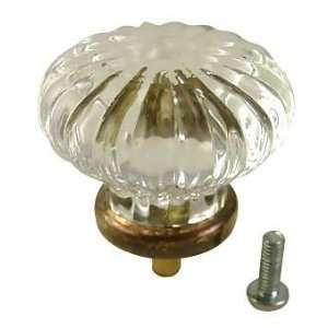 com Glass Knobs   1 3/4 Inch Large Crystal Swirl Glass Knobs (Antique 