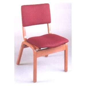  Stackable Wood Half Back Chair: Furniture & Decor