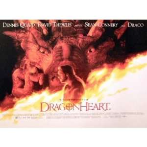  Dragonheart   Original British Quad Movie Poster   30 x 40 