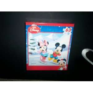  Disneys Micky Mouse and Minnie Mouse 63 Piece Puzzle 